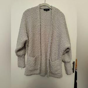 Merokeety oversized off white cardigan
